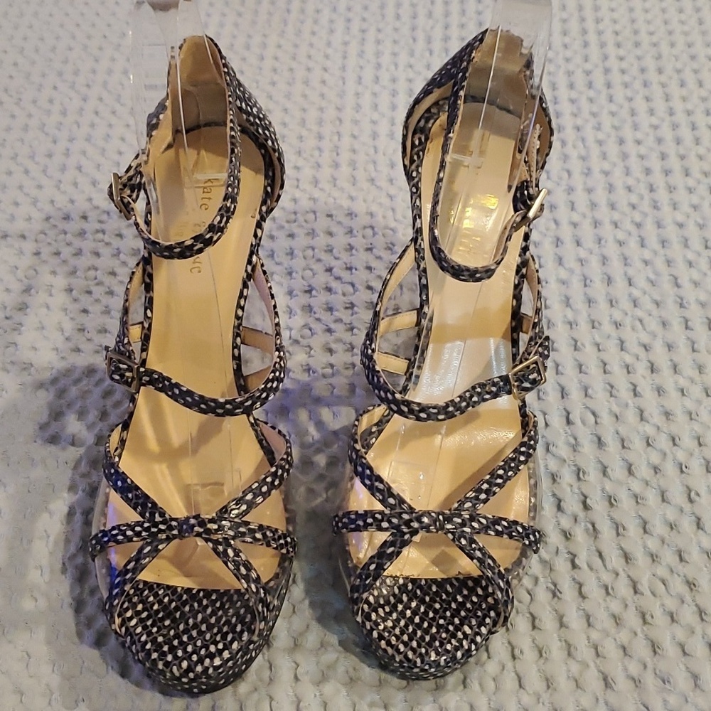 KATE SPADE NEW YORK Riley Mini Polka Dot Sandals 8 M (#6)